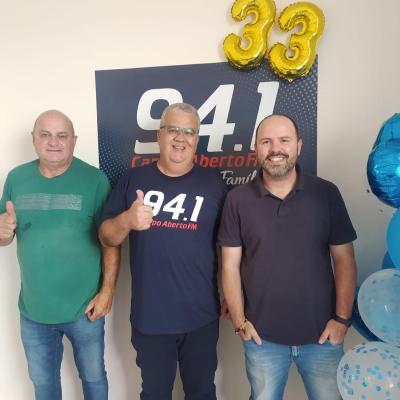  Campo Abeto FM comemorou com os ouvintes, 33 anos com programaÃ§Ã£o especial